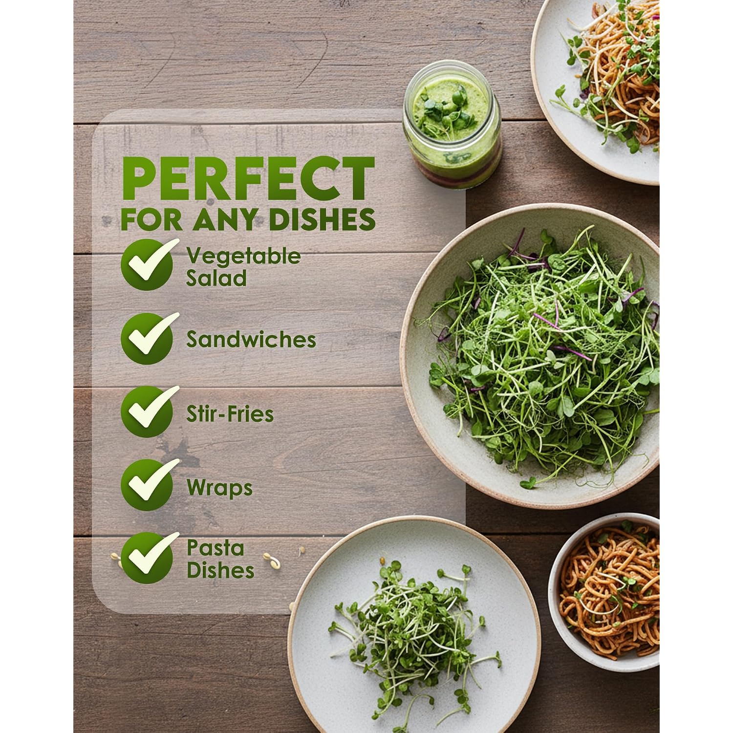 Nature Jim'S Sprout Organic Broccoli Seeds – Non-Gmo, Sprouting Seeds - 8Oz | Rich In Sulforaphane - Fast-Growing Microgreen Plants – Ideal Sprouting Seeds For Fresh & Nutritious Indoor/Outdoor Gardening