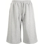 Verdusa Men'S Wide Leg Baggy Athletic Sweat Shorts Workout Basketball Bermuda Shorts With Pockets