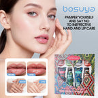 8-Piece Hand Cream & Lip Mask Set, Nourishing & Moisturizing for Dry Hands and Lips Gift Set