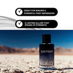 Dior Sauvage Eau De Toilette Splash Mini For Men, 0.34 Ounce / 10Ml