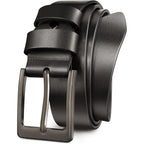 Mens Dress Belt,Genuine Casual Leather Belts For Men 1.5" Width