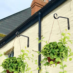 Plant Hangers Outdoor, 2 Pack 6 Inch Plant Hooks For Wall Hanging Plants | Metal Hanging Plant Bracket. Holds Up To 44 Lbs. For Hanging Plants, Bird Feeder, Flower Basket, Wind Chimes, Indoor Outdoor