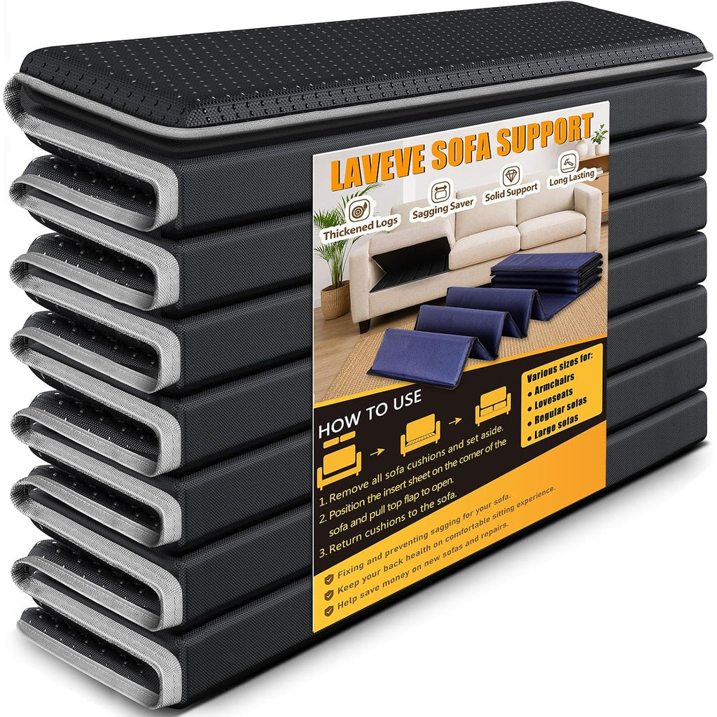 Laveve Heavy Duty Couch Cushion Support Board For Sagging Sofa, 21.5''X48'' Extra Thick Solid Wood Under Couch Insert With Anti-Slip Dots, Repair Sagging Spring Sofa And Replace Worn Cushions