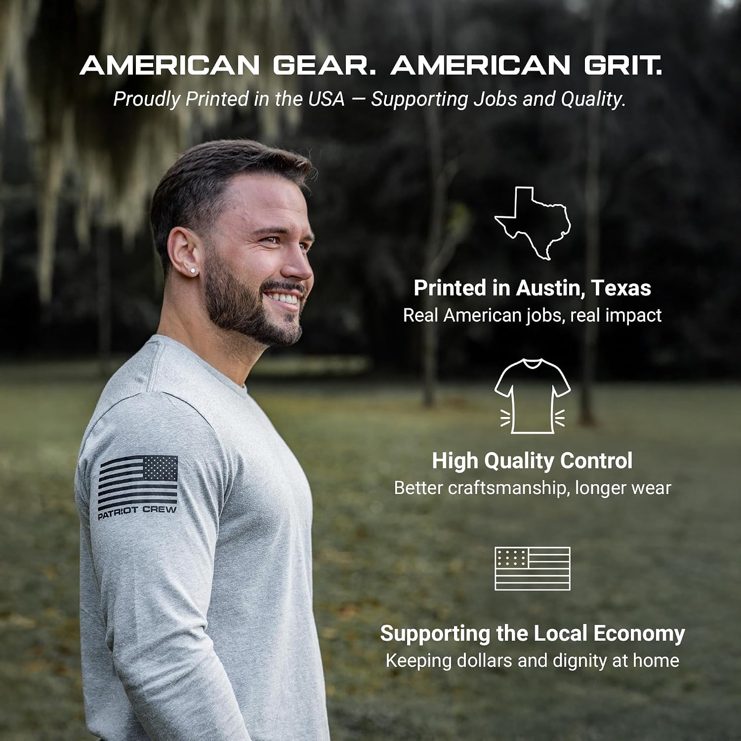 Patriot Crew Faith Flag T-Shirt (6 Pack)