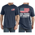 Men'S 250 Anniversary Usa Shirt American Flag T Shirt 250 Years America Anniversary Shirt Patriotic Shirts Tops