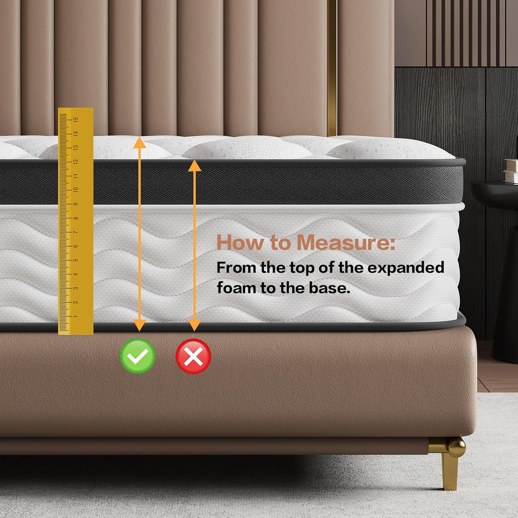 12 Inch Full Size Mattress, Hybrid Bed Mattress In A Box, 75" X 54"