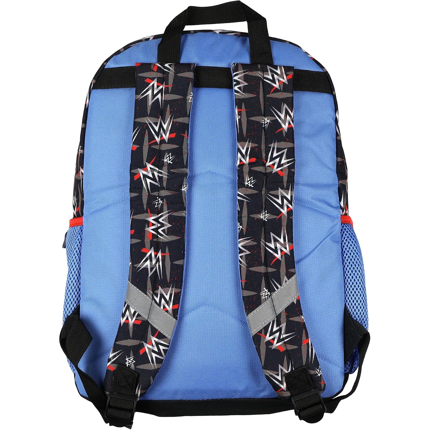 Wwe Backpack 5-Piece Set Undisputed Champion 16" Book Bag With Insulated Lunch Box