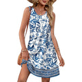 Ofeefan Summer Dresses For Women Casual Sundress With Pocket Beach Cover Up Swimsuit