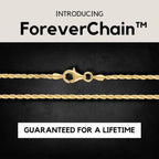 KISPER Solid 18K Gold Over 925 Sterling Silver Italian Diamond-Cut 1.5mm Braided Rope Chain Necklace - for Men & Women with Lobster Clasp - Made in Italy