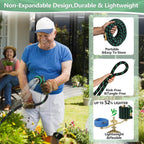50 Ft Non-Expanding Garden Hose, 2026 New Upgrated Non-Expandable Garden Water Hose - Ultra-Light & Flexible Burst-Resistant, Kink-Free Garden Hoses, All-Weather Use For Lawns, Gardens,Outdoor