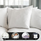 Foamily Couch Pillows Inserts 18x18 (Set of 4) Premium Decorative Pillows for Couch, Bed & Living Room, Soft Fluffy Throw Pillow Inserts for Home Décor