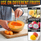 Stainless Steel Watermelon Slicer Cutter Tool – Easy Grip Durable Slicer For Watermelon, Cantaloupe, Papaya, Honeydew & More, Cut Cubes Or Slices Fast | Mess-Free Prep For Parties, Bbqs, Summer Snacks