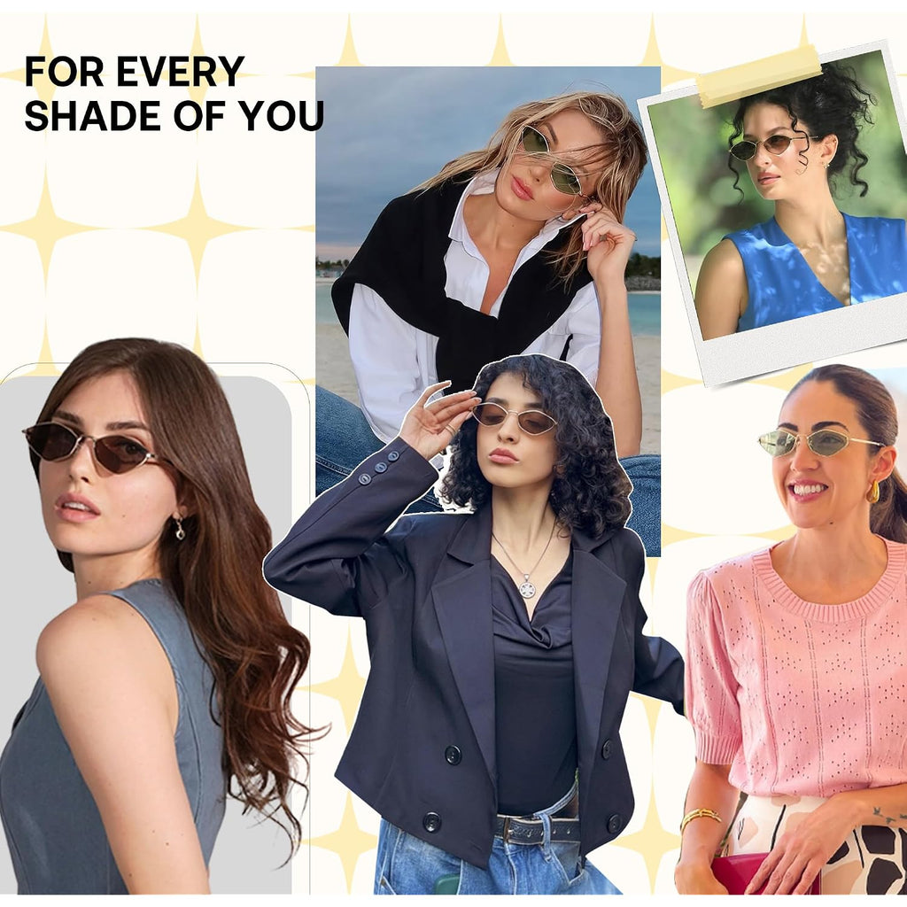 Sojos Retro Polarized Sunglasses Womens Mens Vintage Narrow Irregular Shades Uv400 Sj1233