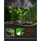2.6Ftx100Ft Weed Barrier Landscape Fabric Heavy Duty Geotextile | Woven Polypropylene, Uv-Stabilized, Water And Air Permeable, Green Alignment Stripes, Suitable Under Gravel And Mulch