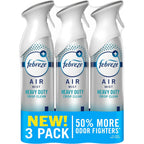 Febreze Air Mist, Air Freshener Spray, Odor Fighting Room Spray, Deodorizer For Home Bathroom Kitchen Office Apartment Dorm Room Classroom, Heavy Duty Crisp Clean Scent, 8.1Oz (Pack Of 3)