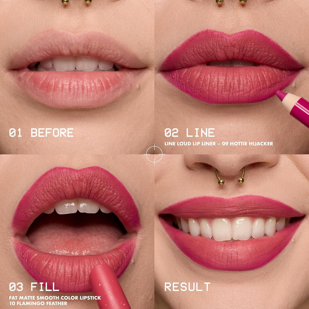 NYX PROFESSIONAL MAKEUP Fat Matte Lipstick, Pigmented, Smoothing, & Non-Drying Lip Crayon, Long Lasting Lip Makeup, Vegan & Cruelty Free - Blush Blanket (Mauve)