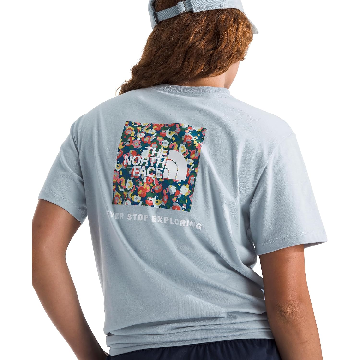 The North Face Wildflower Relaxed Short Sleeve Tee Frost Grey