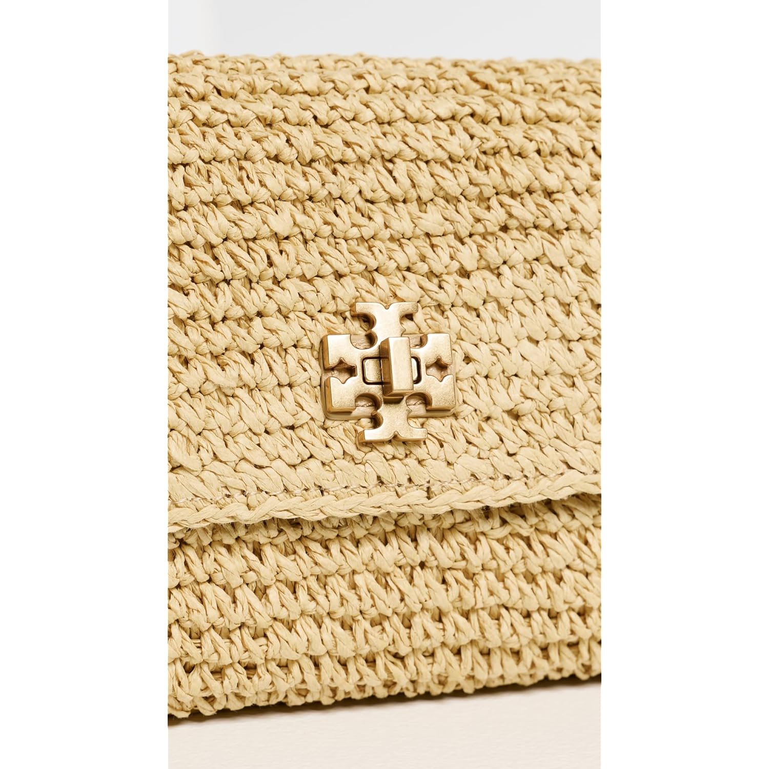Tory Burch Women's Kira Turnlock Woven Mini Bag