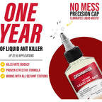 Catchmaster Defiant Premium Liquid Ant Killer, 1-Year Supply, Kills The Queen And Colony, No Mess Precision Bottle, Reusable Ant Traps Indoor & Outdoor, Pest Control Traps, Made In Usa