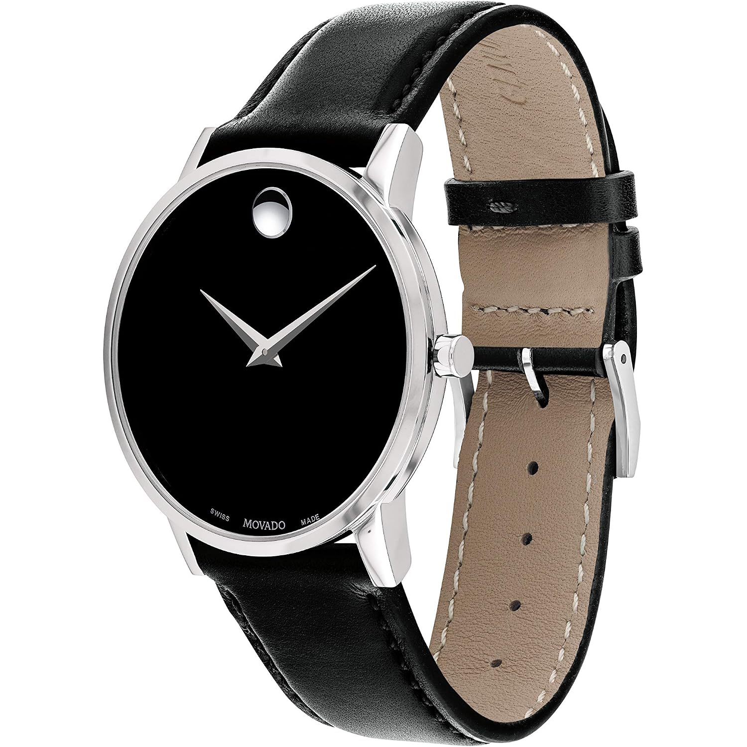 Movado Museum Classic Men'S Watch - Swiss Quartz Movement, Calfskin Strap - 3 Atm Water Resistance - Classic, Luxury Fashion Timepiece For Him - 40Mm
