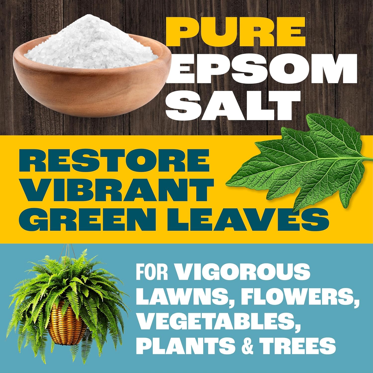 Pennington 397606 Epsom Salt Plant Nutrient, 7 Lb