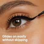 Almay Liquid Eyeliner, Waterproof, Fade-Proof Eye Makeup, Easy-To-Apply Liner Brush (Packaging May Vary), 221 Black