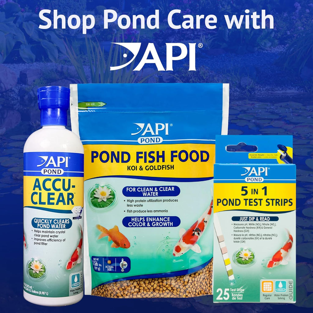 Api Pond Algaefix (32 Fl Oz) Pond Algae Control - Copper Free - Clean, Clear Water - Up To 9600 Gallons - Safe For Fish & Plants - Water Gardens, Fountains - Natural Active Ingredient - Epa-Registered