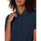 Women's Short-Sleeve Polo Shirt, Soft Stretch Cotton Jersey (Available in Plus Size)