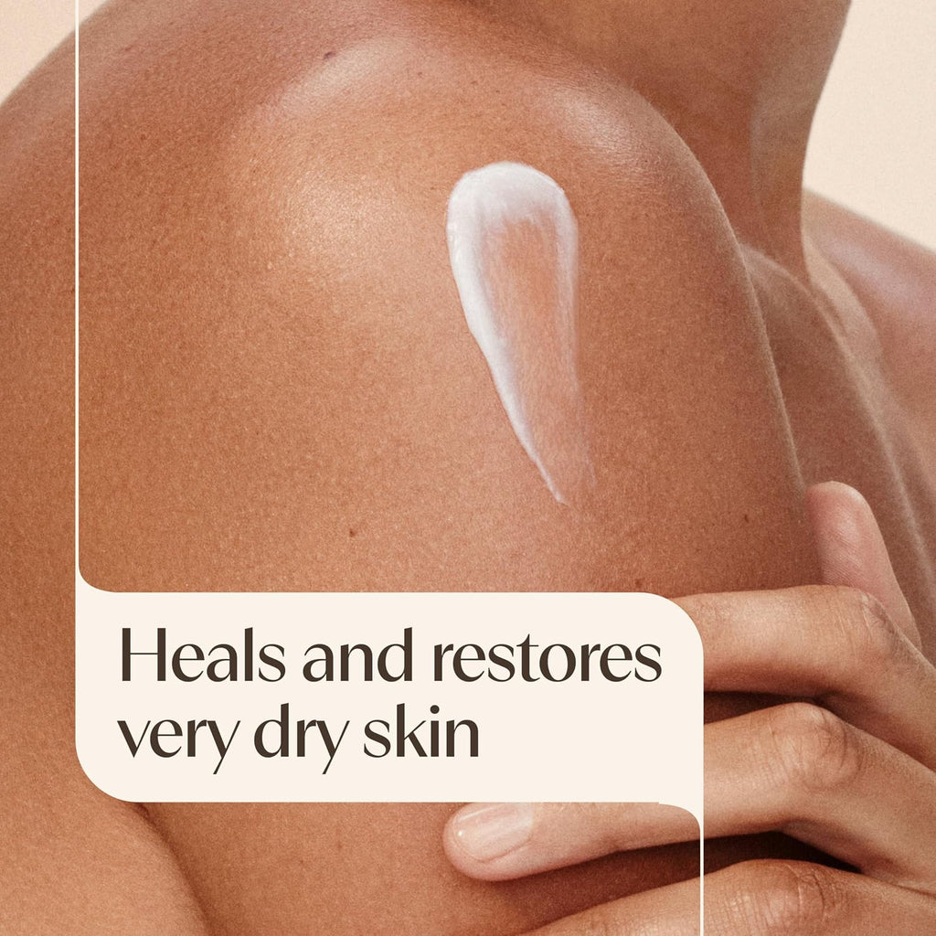 Aveeno Skin Relief Intense Moisture Repair Body Cream With Triple Oat & Shea Butter Formula, Moisturizing Cream Heals & Restores Very Dry Skin With Long-Lasting Moisture, Fragrance-Free, 11 Oz