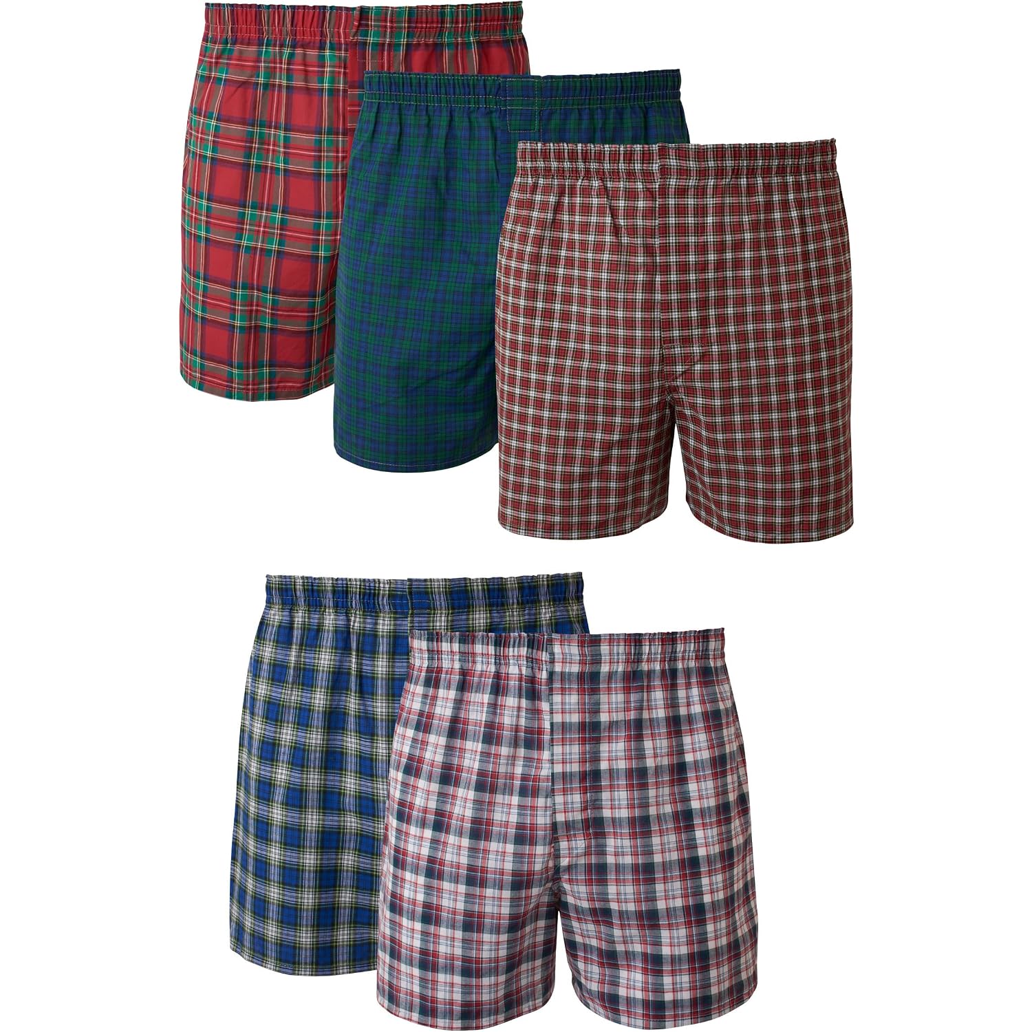 Hanes Men'S Underwear Boxers Pack, Cool & Breathable Cotton Underwear, Moisture-Wicking Boxers For Men