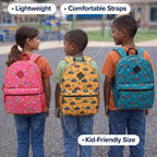 24-Pack 17" Elementary Bulk Backpacks For School, Bulk Printed Bookbags For Boys And Girls Ages 5-11, Assorted Prints For School Drives, Donations, And Giveaways