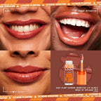 Nyx Professional Makeup Duck Plump High Pigment Lip Gloss, Lip Plumper Gloss With Spicy Ginger - Brown Of Applause
