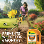 Preen Extended Control Weed Preventer - 4.93 Lb. Bottle - Covers 805 Sq. Ft. | Preemergent Herbicide For Garden Weed Control –Prevents Weeds Up To 6 Months – For Perennials And Shrubs