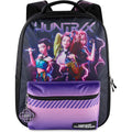 Ai Accessory Innovations K-Pop Demon Hunters Huntrix 16” Backpack For Girls, Featuring Rumi, Zoey, Mira, Rubber Molded Bag Charm, Huntrix