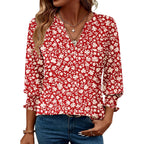 Lomon Women'S 2026 Fashion Tops 3/4 Length Sleeve Business Casual Blouses Summer Tees Shirts S-4X