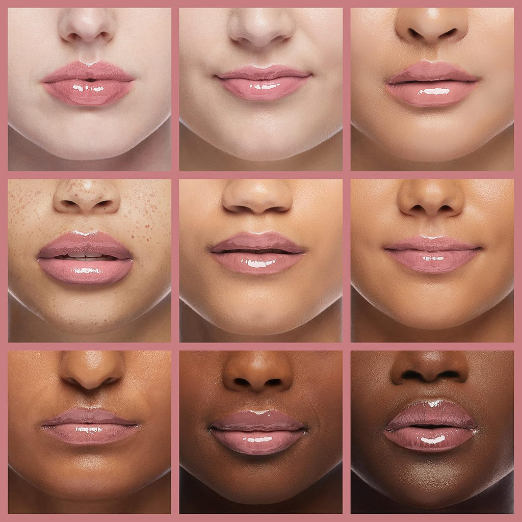 L'Oreal Paris Infallible Pro Gloss Plump Lip Gloss with Hyaluronic Acid, Long Lasting Plumping Shine, Lips Look Instantly Fuller and More Plump, Flush, 0.21 fl. oz.