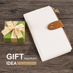 Travelambo RFID Wallet Women Bifold Multi Card Wallet Case with Zipper Pocke Credit Card Holder for Women