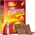 Fire Starter Squares, 160 Count, Campfire, Charcoal Grill & Wood Stove
