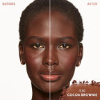 COVERGIRL TruBlend Skin Enhancer Baked Luminous Finishing Face Powder, with Hyaluronic Acid and White Rose Extract, Sheer & Buildable - 530 Cocoa Brownie