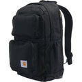 Carhartt 28L Dual-Compartment Backpack, Durable Pack With 16" Laptop Sleeve And Duravax Abrasion Resistant Base, Black