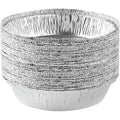 PLASTICPRO 7'' Inch Round Tin Foil Pans Disposable Aluminum, Freezer & Oven Safe - For Baking, Cooking, Storage, Roasting, & Reheating, Pack of 20