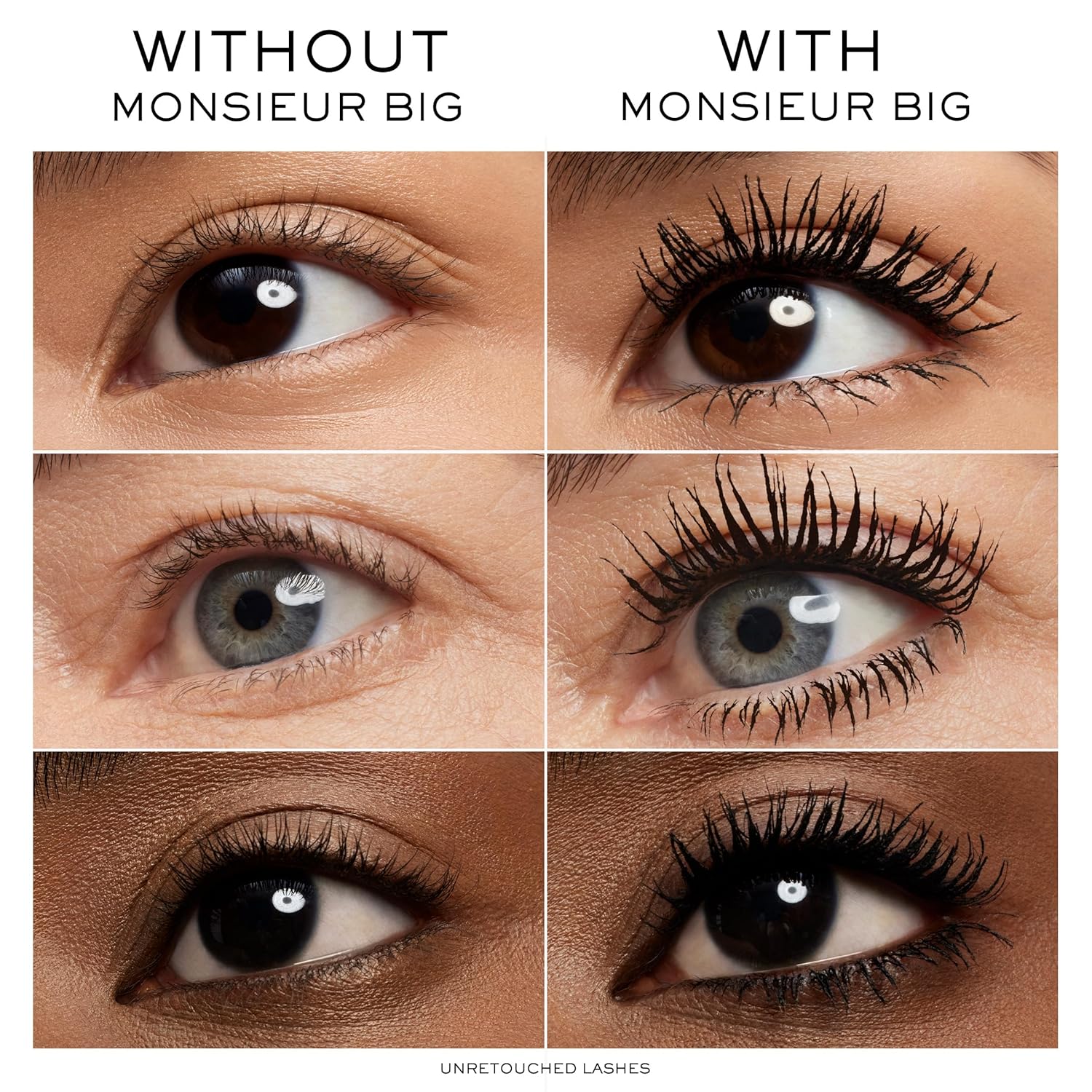 Lancôme Monsieur Big Volumizing Mascara for up to 12x More Volume & 24H Wear - False Lash Effect - Black