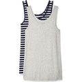 Amazon Essentials Women'S Slim-Fit Ribbed Scoop Neck Tank Tops, Pack Of 2