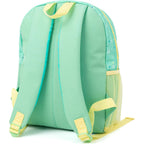 Disney Tinker Bell Girls Green Glitter Backpack Rucksack Adjustable Straps Compartments School Daypack Kids Travel Bag