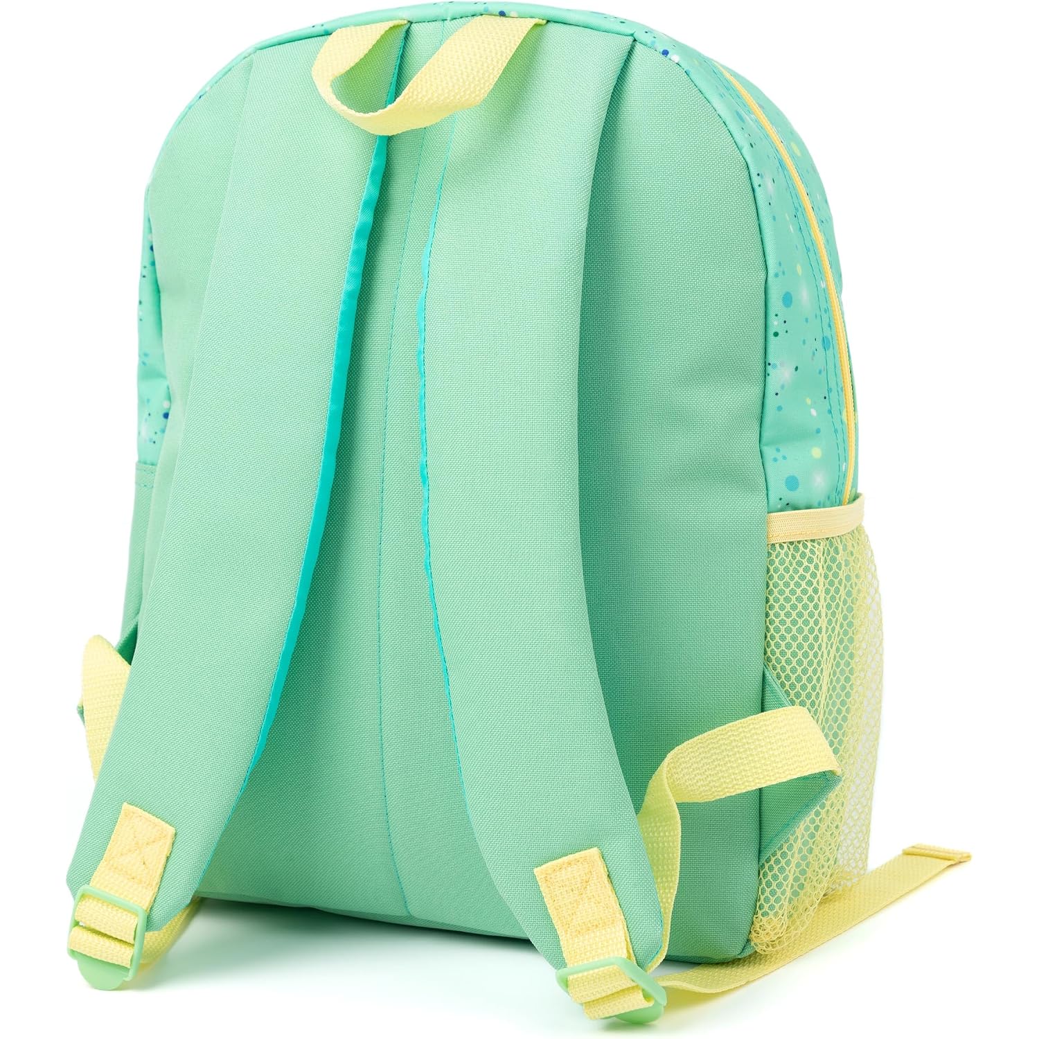 Disney Tinker Bell Girls Green Glitter Backpack Rucksack Adjustable Straps Compartments School Daypack Kids Travel Bag