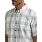 Wrangler Authentics Men'S Short Sleeve Classic Plaid Shirt