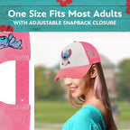 Disney Stitch Dad Hat, Adult Cotton Baseball Cap With Curved Brim