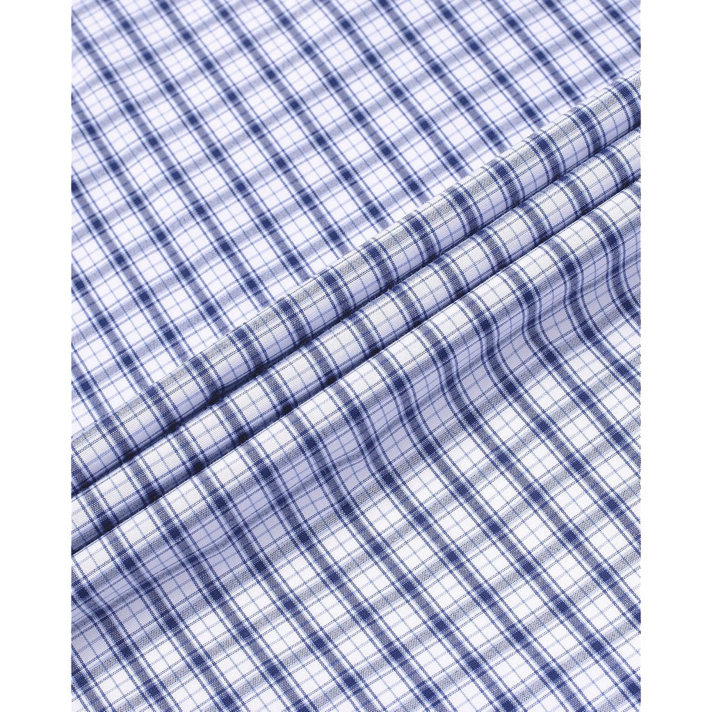 Alimens & Gentle Men'S Plaid Button Down Shirts Cotton Long Sleeve Dress Shirts Regular Fit Gingham Shirts