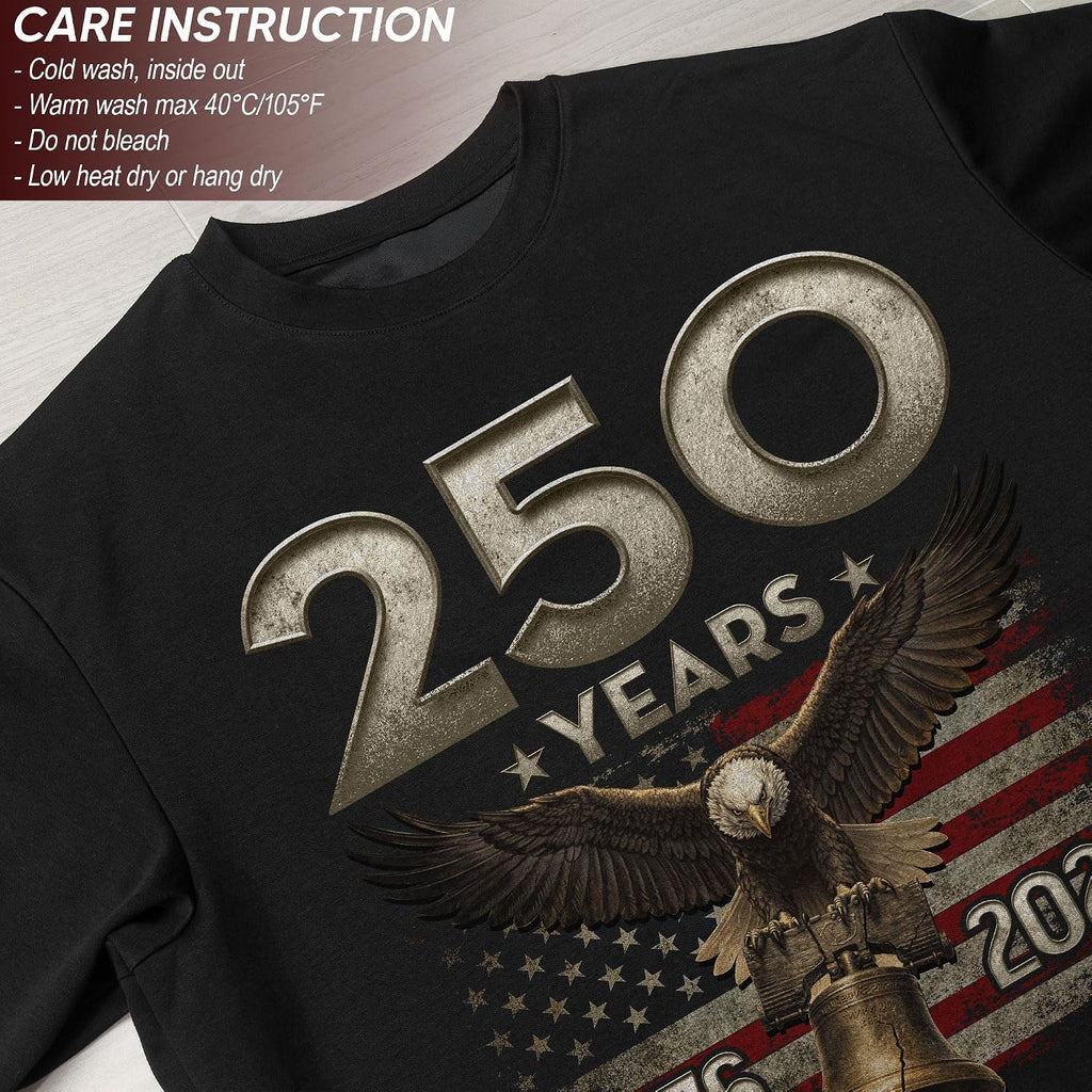 Patriotic Shirts For Men, 250Th Independance Shirt | This Patriotic American Flag Shirt Honors The 250Th Independence Milestone, Delivering A Comfortable, Casual Fit For Men.