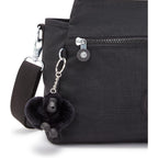 Kipling Womens Elysia Bag, Lightweight, Multi-Compartment Magnetic Snap Pockets, Shoulder Crossbody Bag, Black Noir, 11.5 L X 9 H X 5 D Us